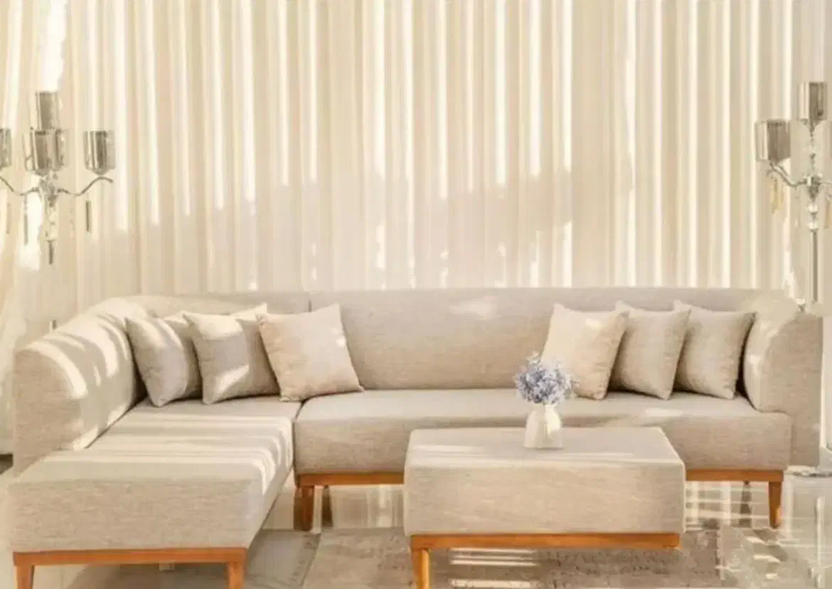 مبل ال|مبلمان خانگی و میز عسلی|کیش, |دیوار