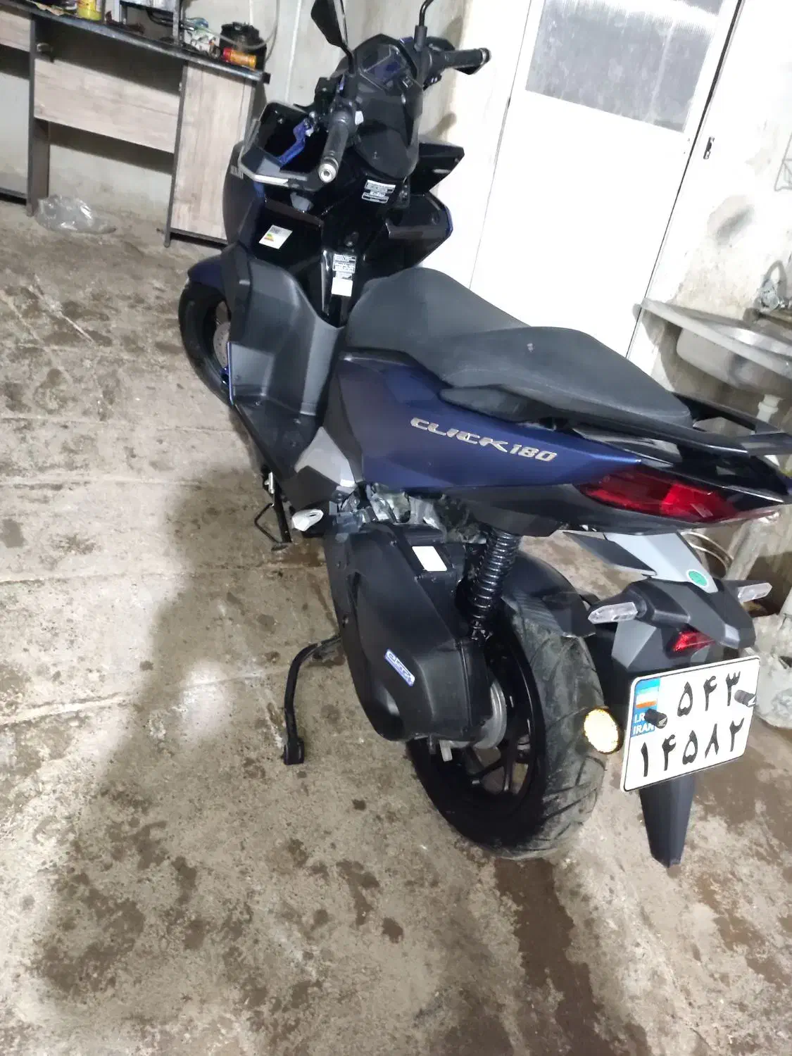 موتور کلیک ۱۸۰ سی سی فول|موتورسیکلت|خرمآباد, |دیوار