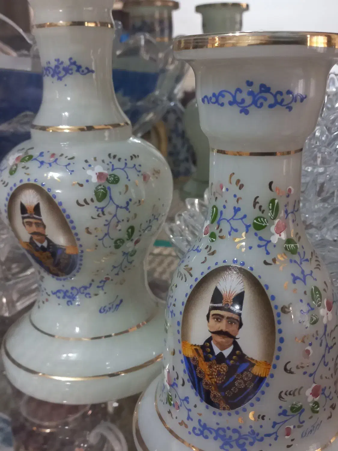 تنگ قلیان بارفتن امضادار|کلکسیون اشیاء عتیقه|خمینیشهر, |دیوار