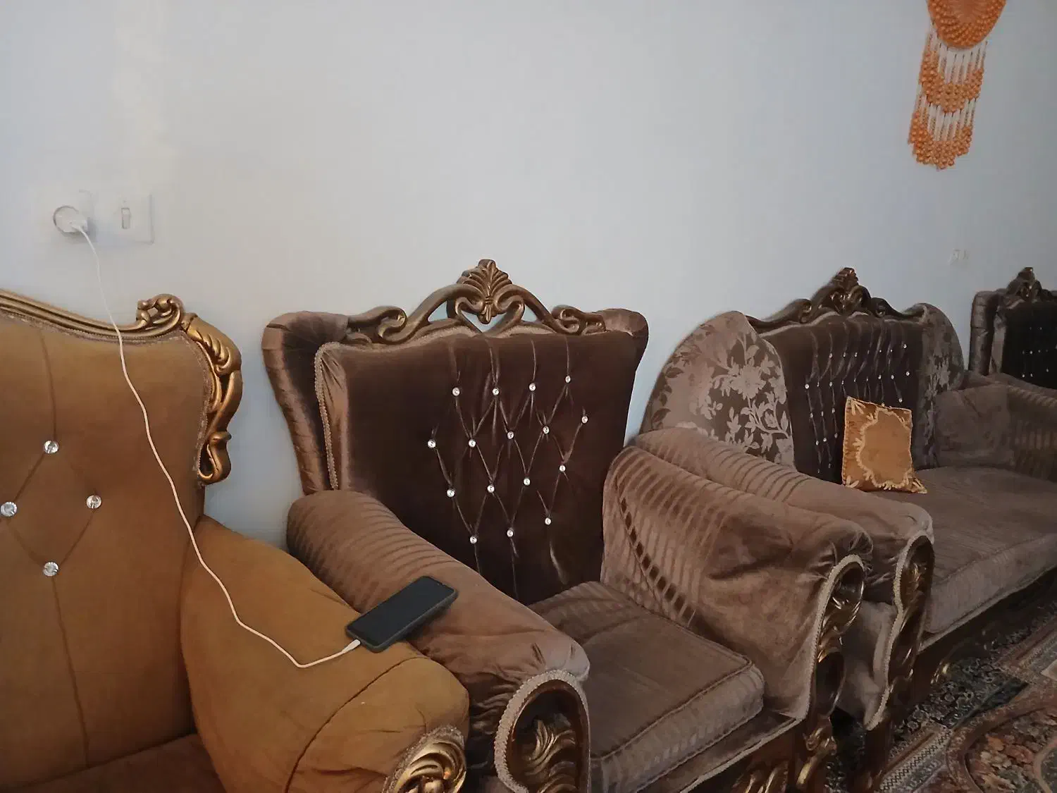 مبل سلطنتی|مبلمان خانگی و میز عسلی|اهواز, شریعتی جنوبی|دیوار