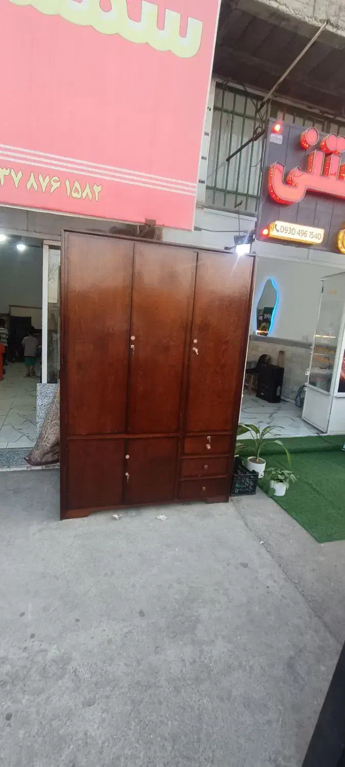 کمد چوبی|جاکفشی، کمد، دراور|آق قلا, |دیوار