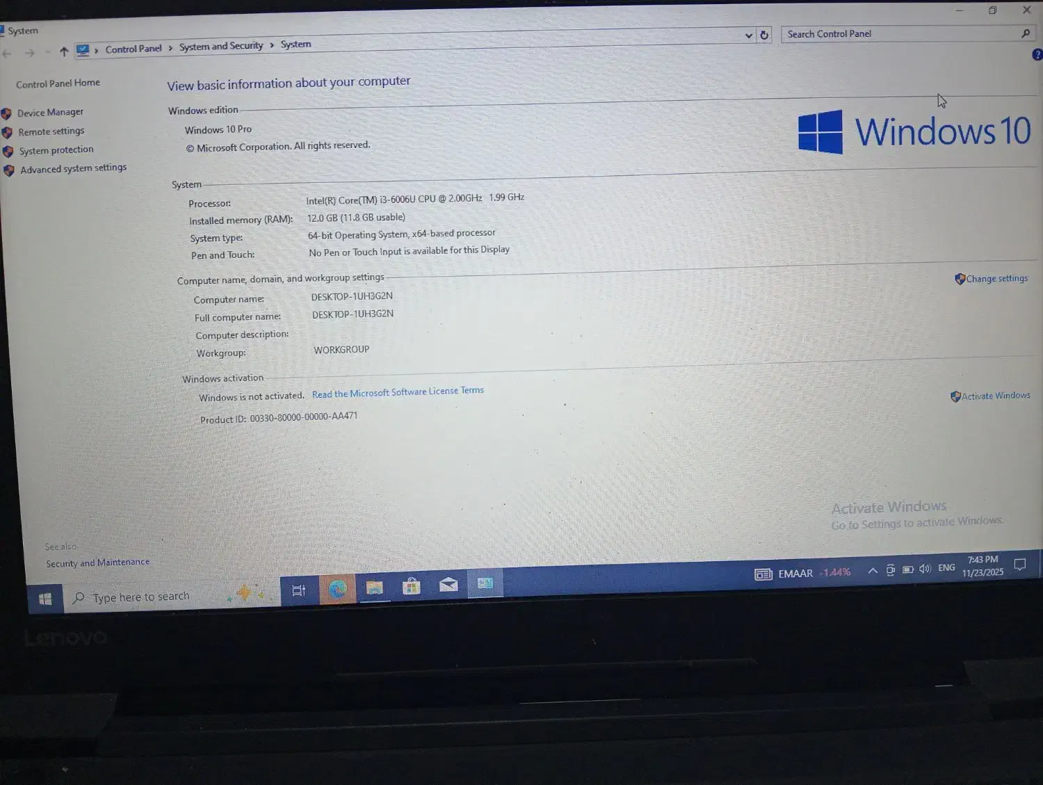 لپ تاپ لنوو|رایانه همراه|کرمان, |دیوار