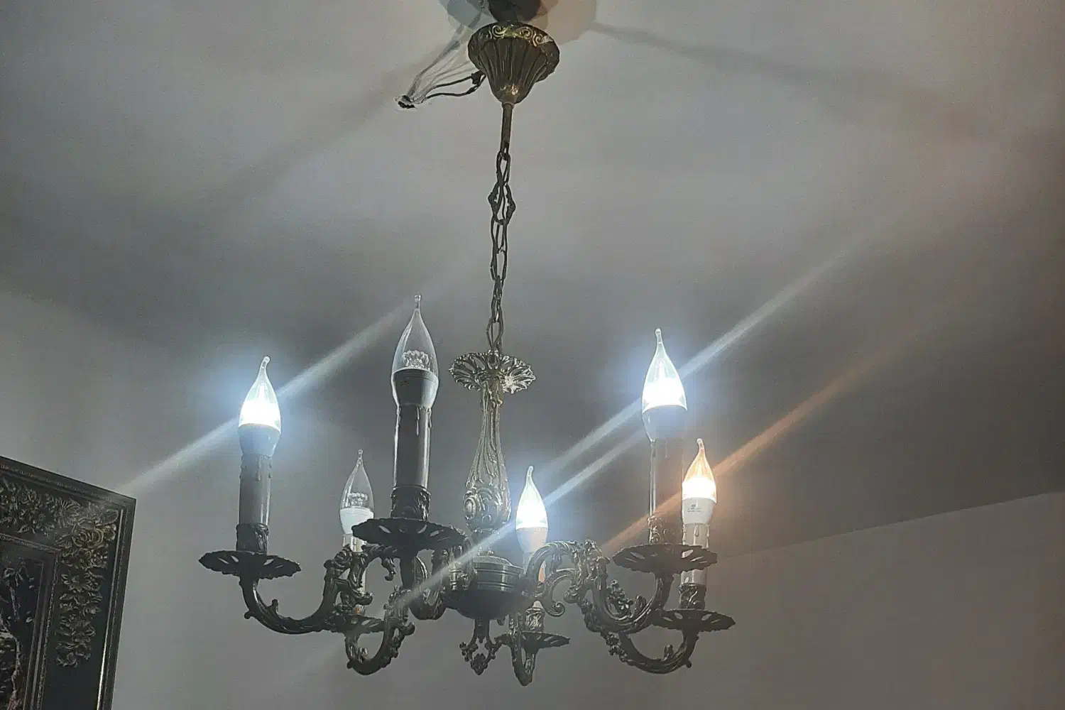 لوستراصل برنز|لوستر و چراغ آویز|کرج, چهارصد دستگاه|دیوار