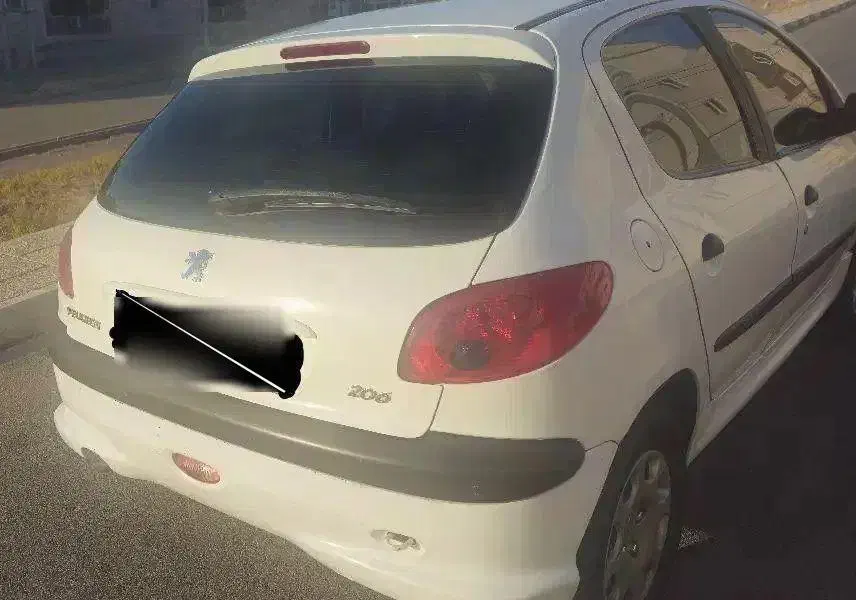 ۲۰۶ تیپ ۶ اتومات tu5|خودرو سواری و وانت|پرند, فاز ۳|دیوار