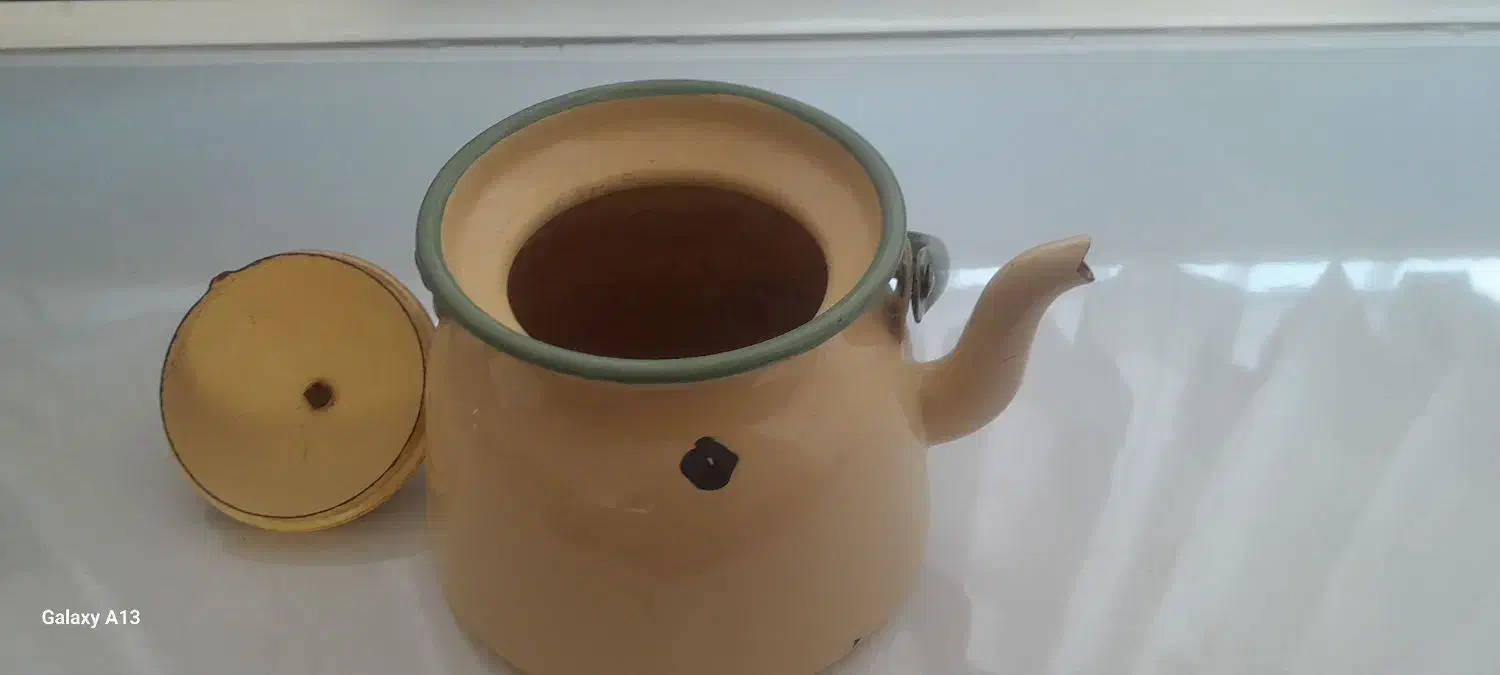 کتری لعابی|قوری، کتری، قهوه‌ساز دستی|جغتای, |دیوار