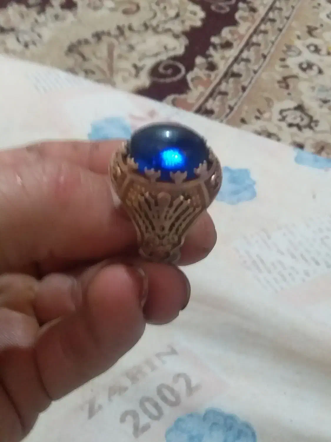 انگشتر طلا روس .با سنگ ارزشمند|جواهرات|بوئین و میاندشت, |دیوار