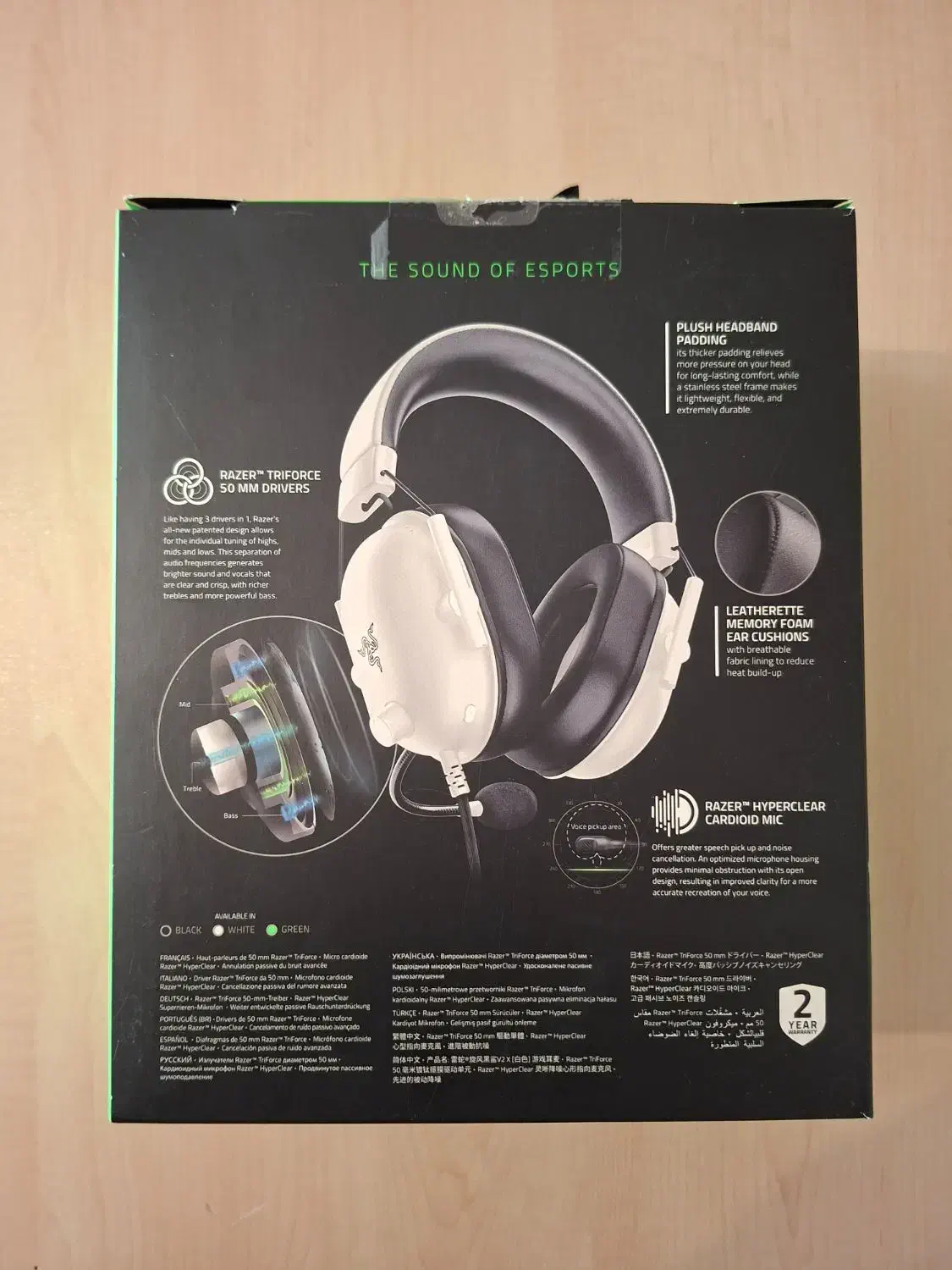 هدست گیمینگ Razer Blackshark V2X به همراه پایه|قطعات و لوازم جانبی رایانه|تهران, شهرک غرب|دیوار