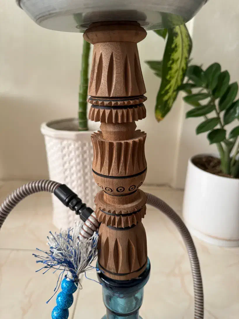 قلیان/قلیون چوب گردو نو ، زیبا و خاص|صنایع دستی و سایر لوازم تزئینی|مشهد, امیریه|دیوار