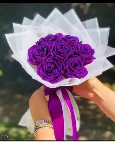 گل ۷ شاخه شاین دار|گل مصنوعی|سقز, |دیوار