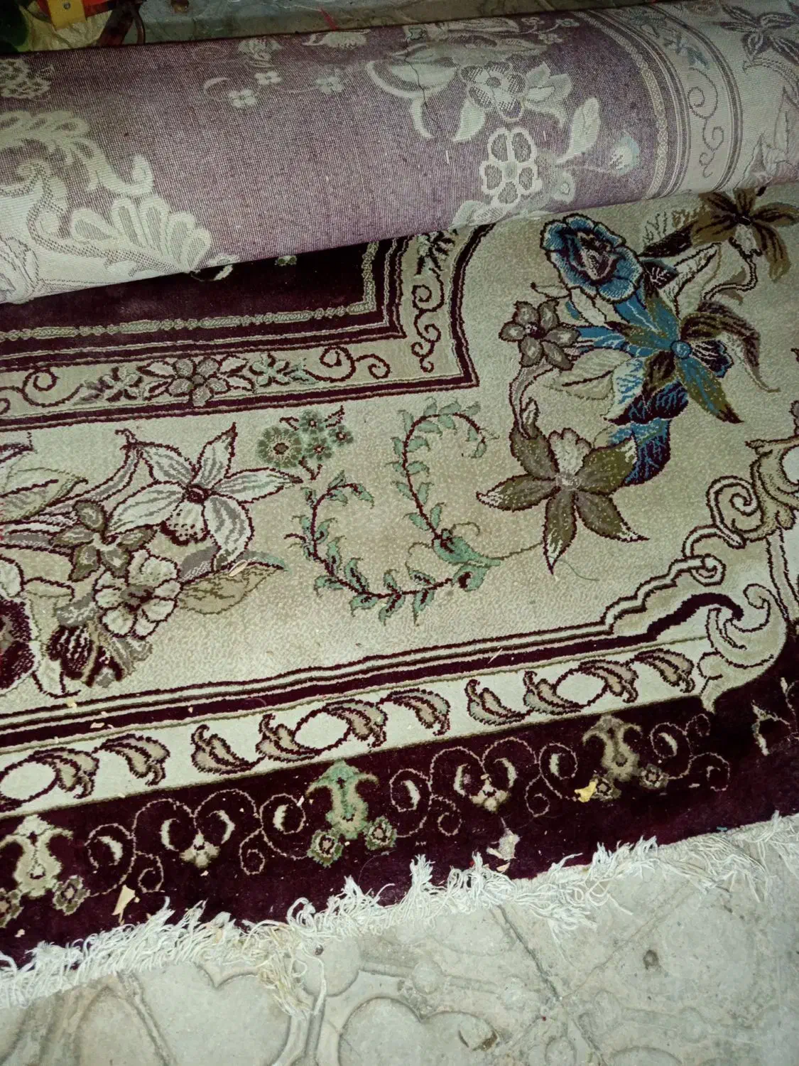 یک عدد فرش دوازده متری سالم دوملیونوچهارصد|فرش|فسا, |دیوار