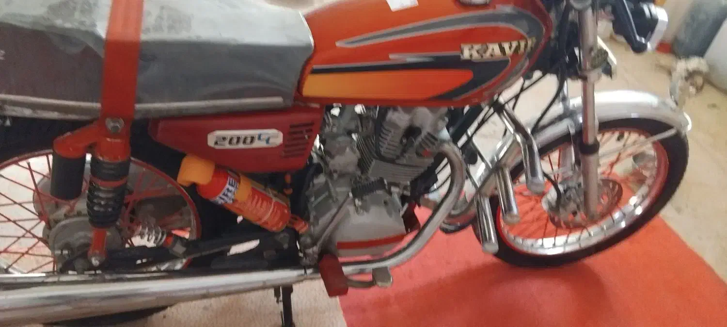 موتور هندا حسان 200|موتورسیکلت|افشار, |دیوار