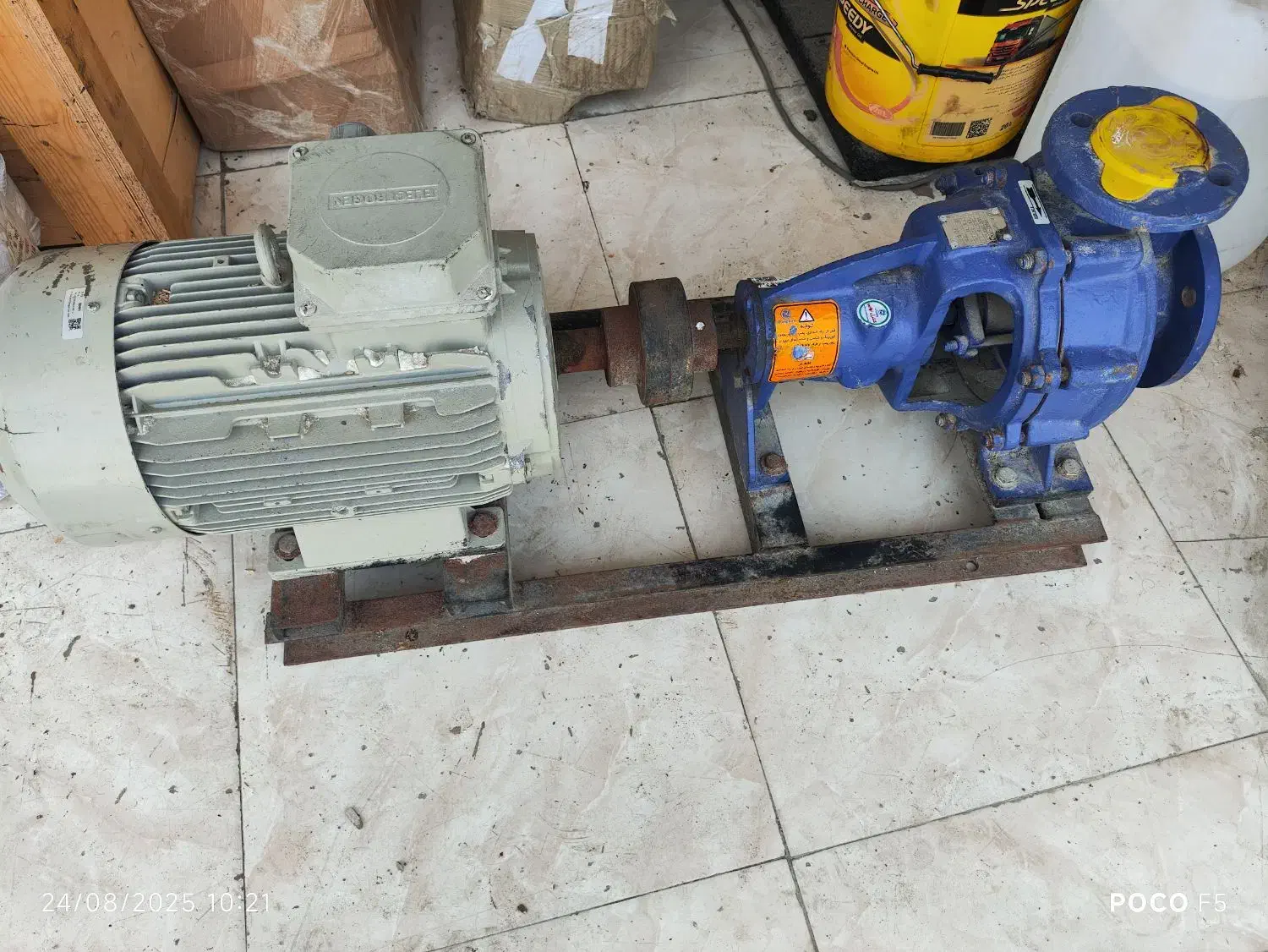 الکتروموتور7.5kwاسب پمپ آب حلزونی 2اینچ|ماشین‌آلات صنعتی|بندر کنگان, |دیوار