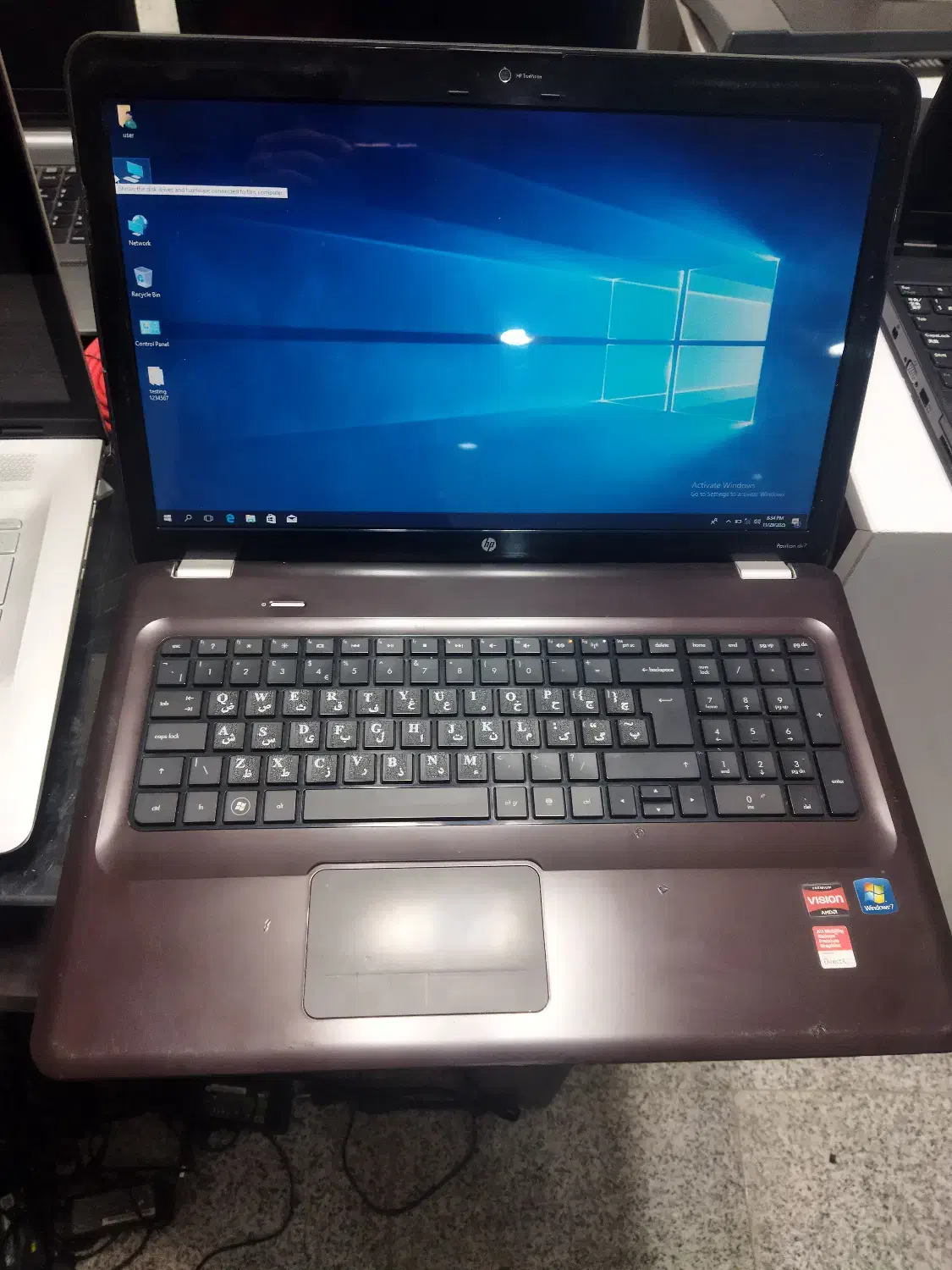 لپ تاپ هفده اینچ تمیز رم ۸ ‌حافظه پرسرعت|رایانه همراه|جهرم, |دیوار