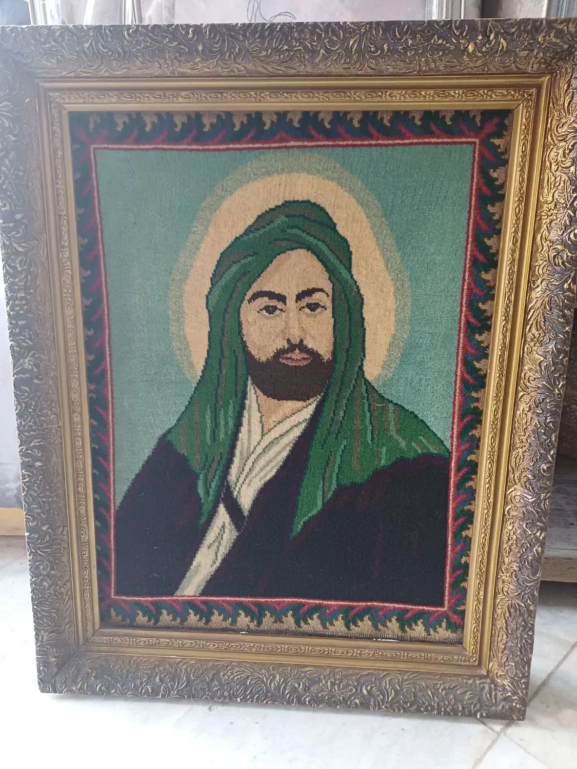 تمثال حضرت علی (ع)|تابلو فرش|کرج, کیانمهر|دیوار