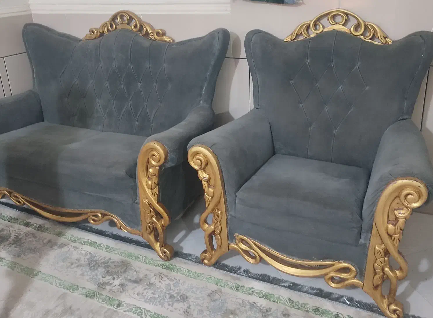 مبل هفت نفره چوب راش|مبلمان خانگی و میز عسلی|بندرعباس, |دیوار