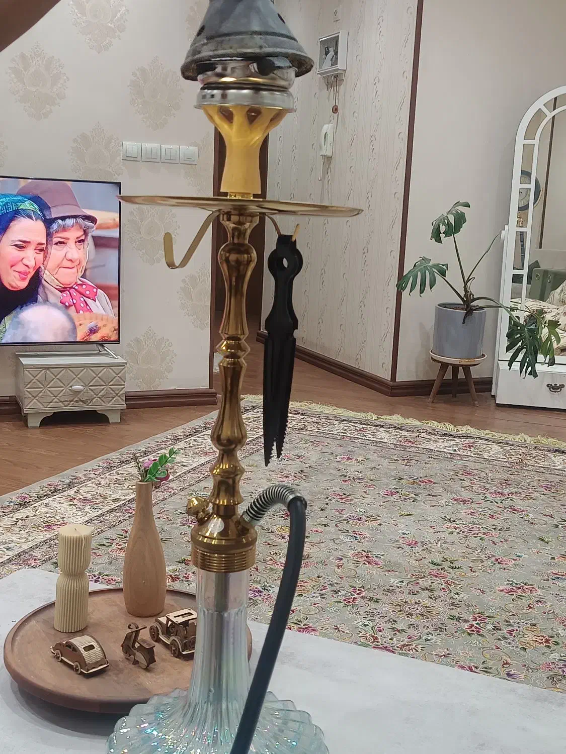 قلیان برنجی فانتزی مستر پوک|کلکسیون و سرگرمی|یزد, |دیوار