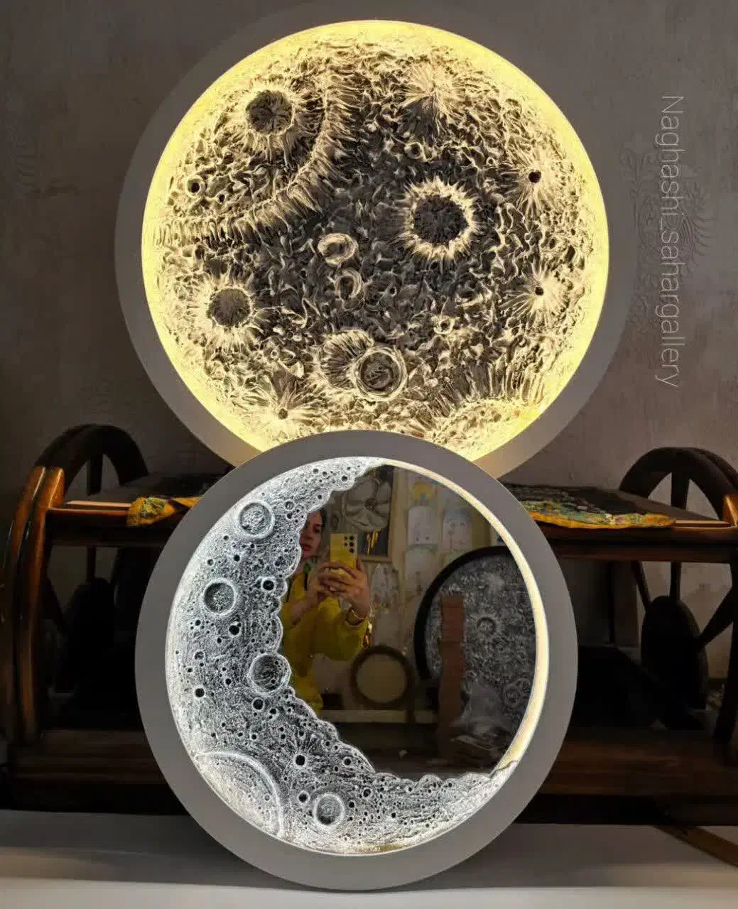 تابلو ماه|تابلو، نقاشی، عکس|نیشابور, گنبد سبز|دیوار