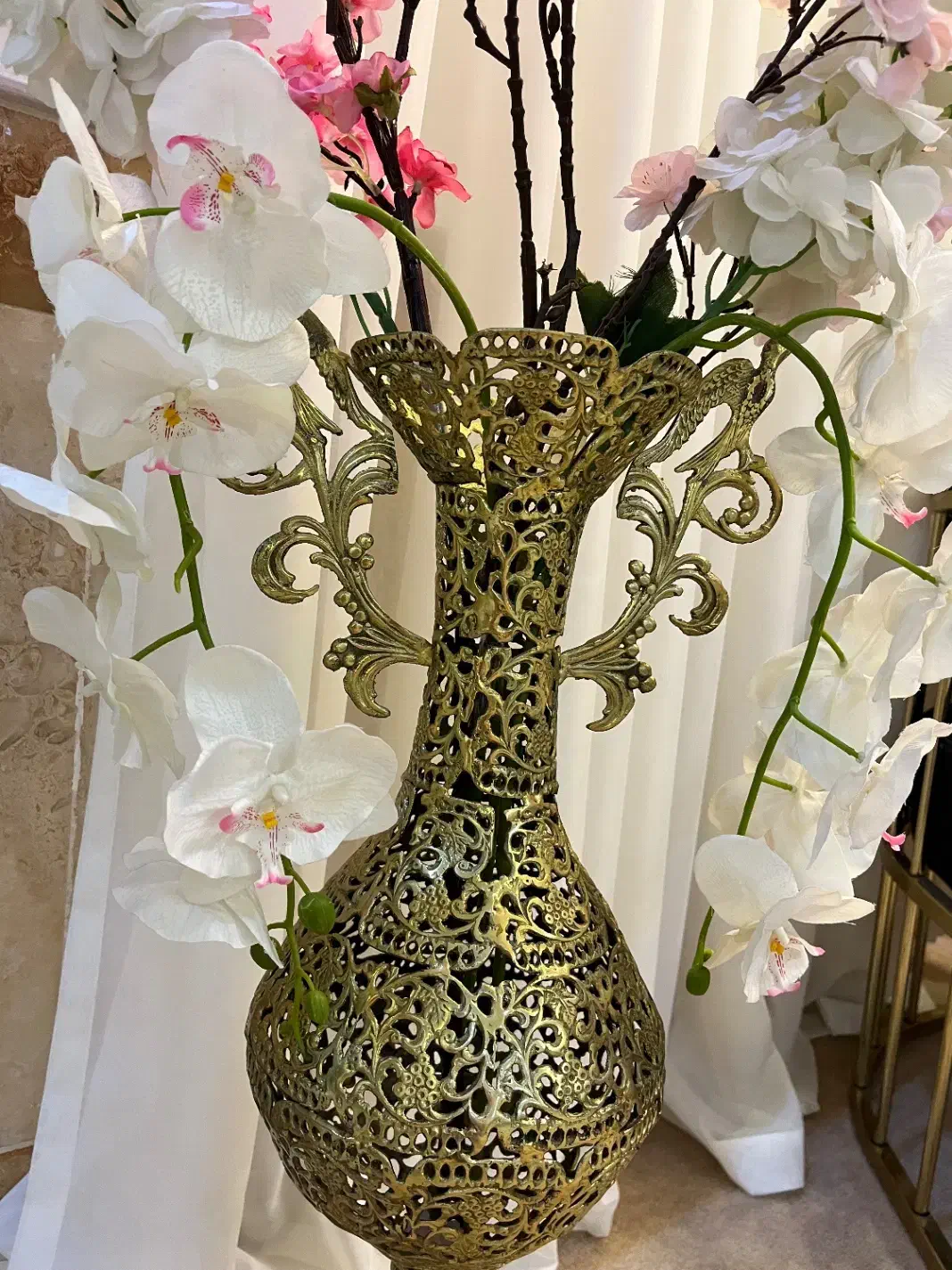 گلدان برنز|بوفه، ویترین، کنسول|مرند, |دیوار