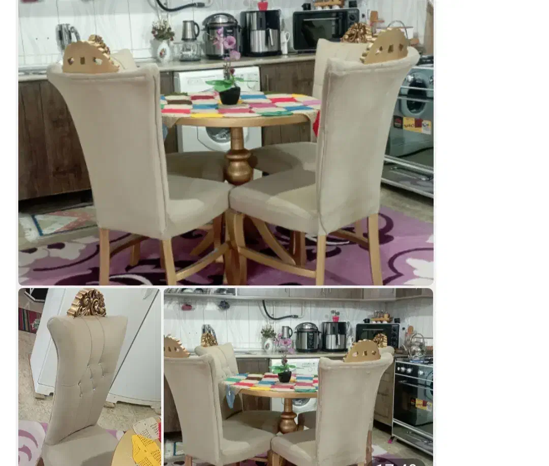 میز نهار خوری چهار نفره سالم|میز و صندلی غذاخوری|کوهدشت, |دیوار