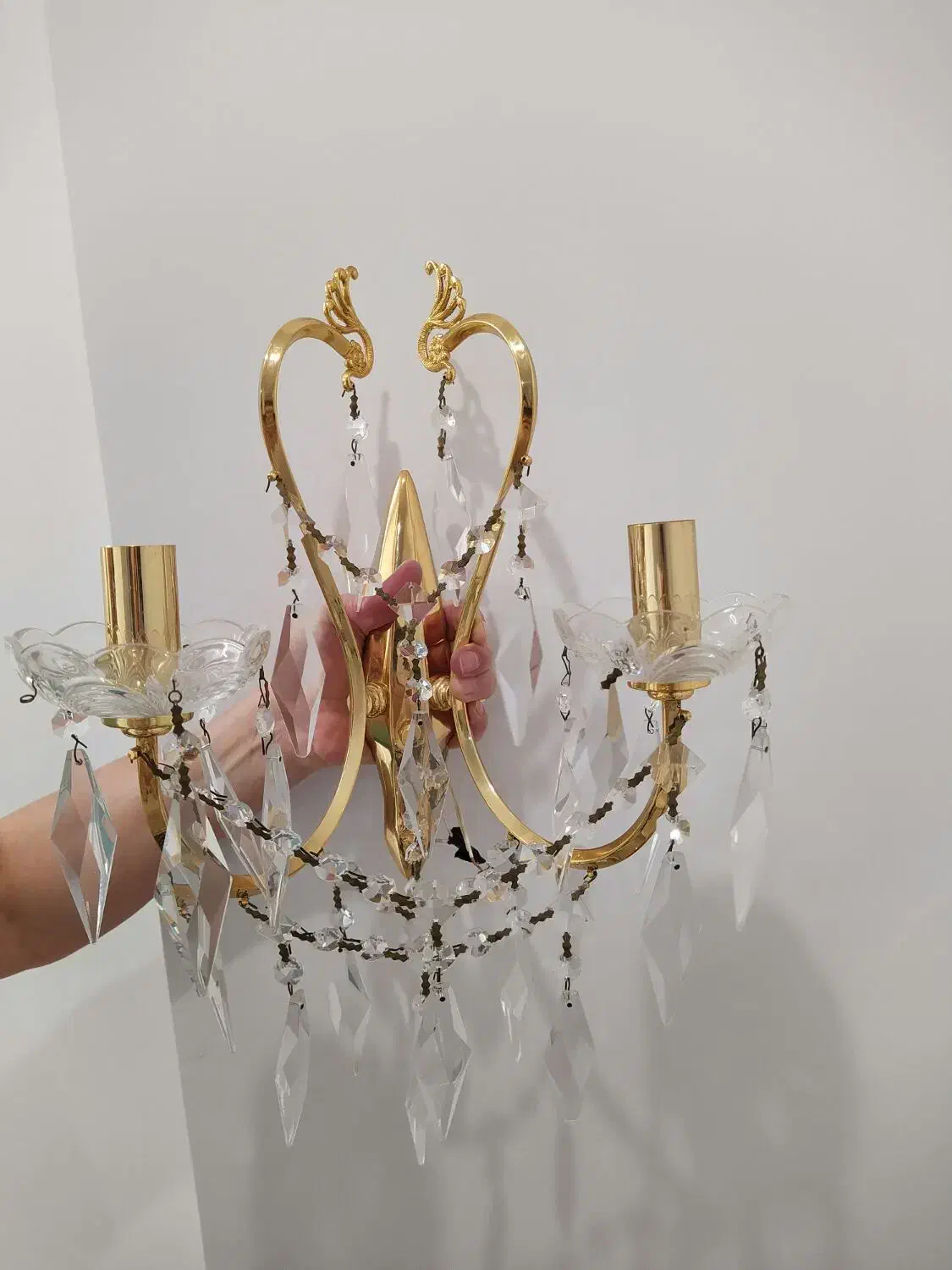 دیوارکوب کریستال|لوستر و چراغ آویز|تهران, بوستان ولایت|دیوار