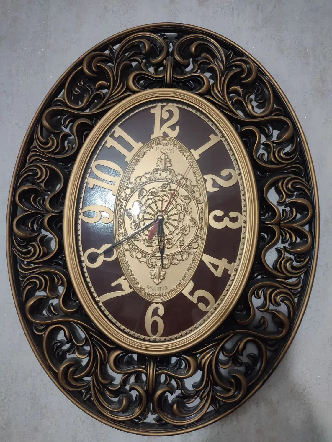 ساعت طرح چوب استفاده نشده|ساعت دیواری و تزئینی|کرج, حصارک پایین|دیوار