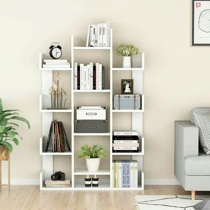 کتابخانه مدل کاکتوس|کتابخانه، شلف، قفسههای دیواری|ماهدشت, |دیوار