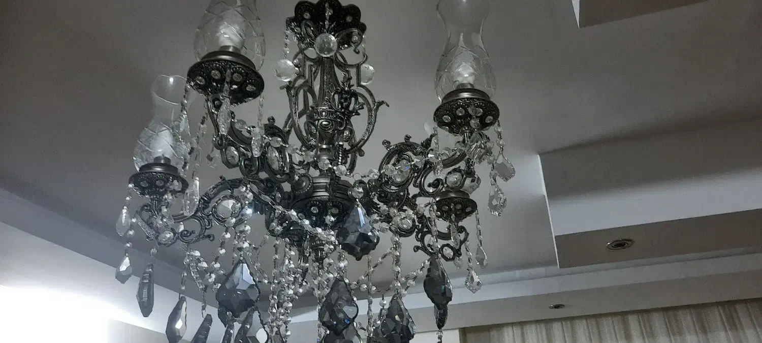 دو عدد لوستر|لوستر و چراغ آویز|محلات, |دیوار