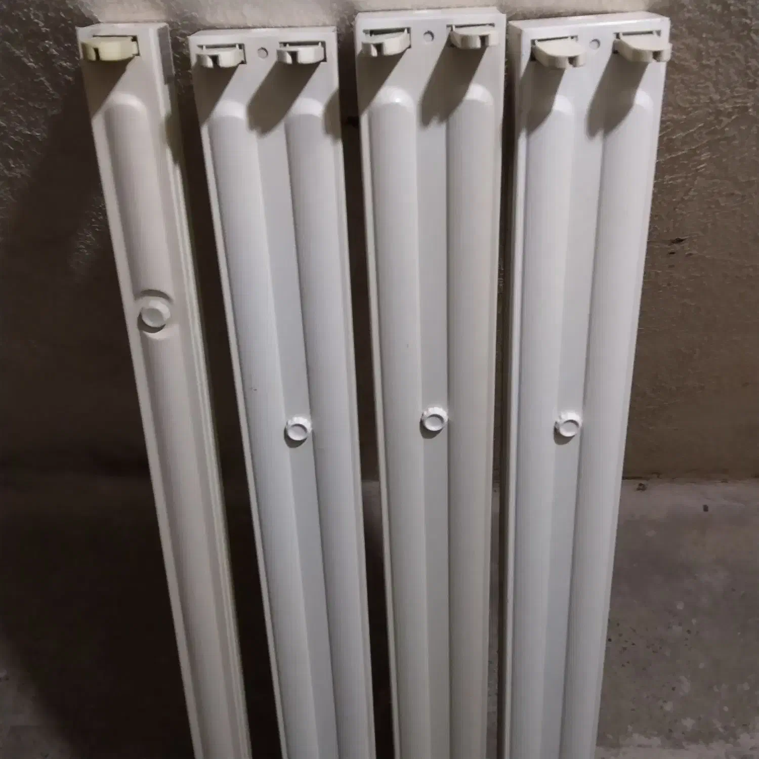 قاب مهتابی دوقلو مازی نور با لامپ|لامپ و چراغ|ملارد, |دیوار