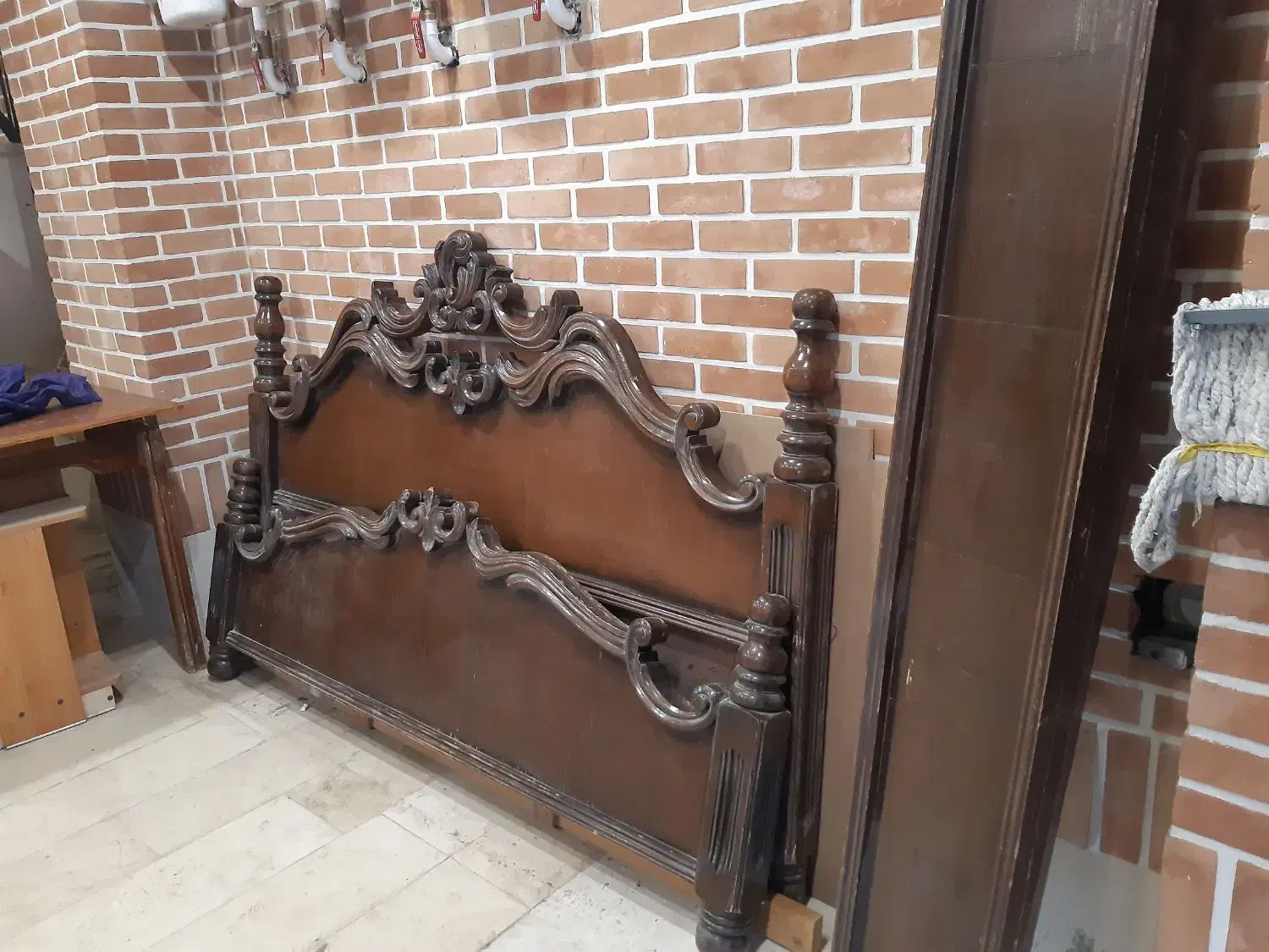 تخت خواب دو نفره|تخت و سرویس خواب|قزوین, |دیوار