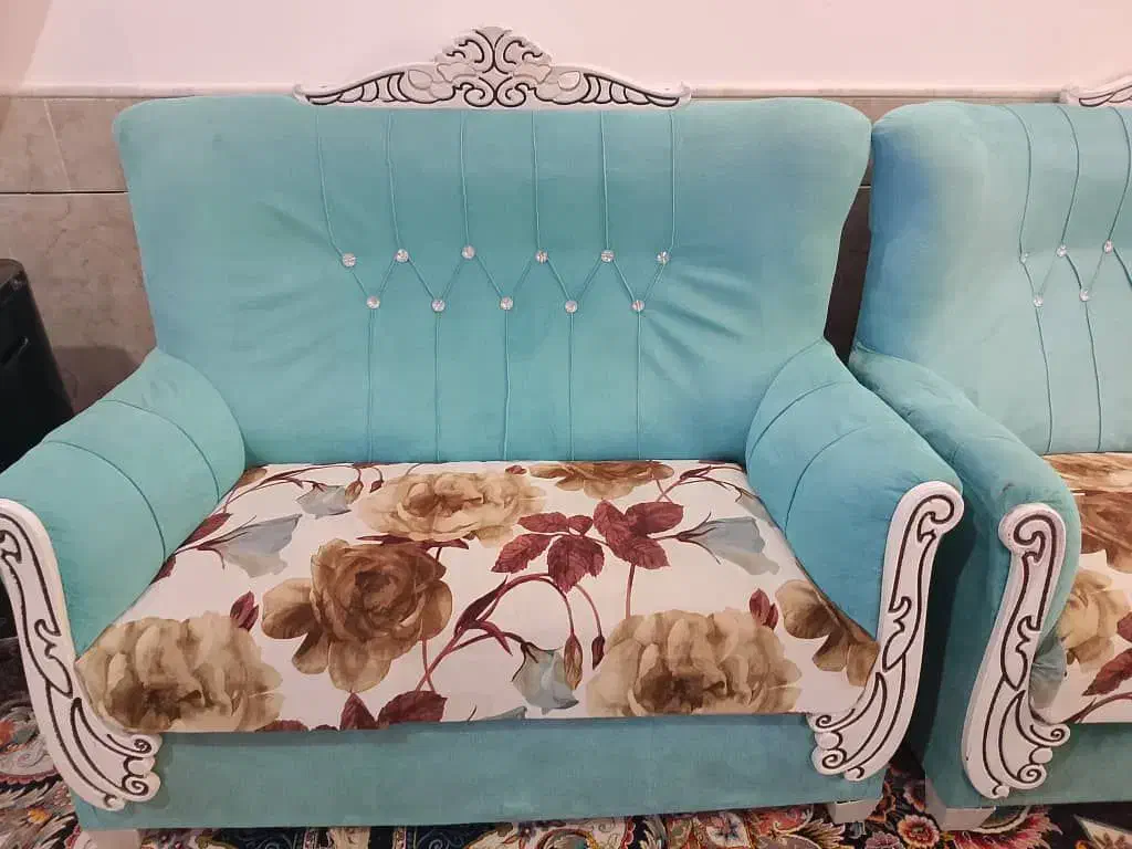 مبل ۷نفره|مبلمان خانگی و میز عسلی|کاشان, زیدی|دیوار