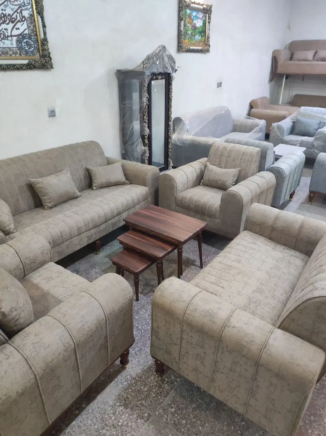 مبل مدل میتو ۷نفره راحتی(هدیه جلومبلی)|مبلمان خانگی و میز عسلی|یزد, |دیوار
