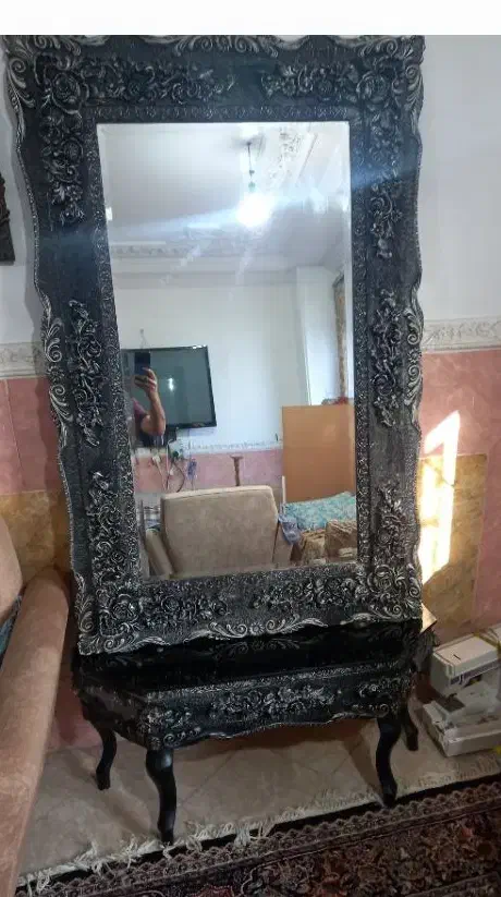 میز نهار خوری ۶نفره سالم شیشه نشکن انتیک|میز و صندلی غذاخوری|بندرعباس, |دیوار