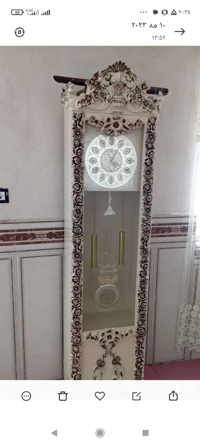 بوفه ساعت ایستاده ست|بوفه، ویترین، کنسول|دهگلان, |دیوار