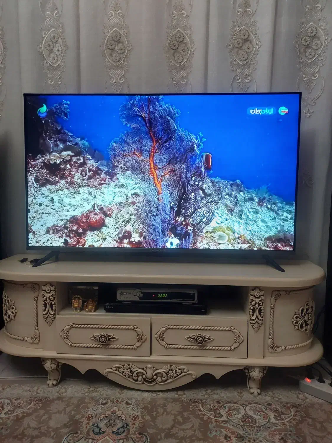 ال ای دی دوو ۵۵ اینچ در حد صفر|تلویزیون و پروژکتور|اردبیل, |دیوار