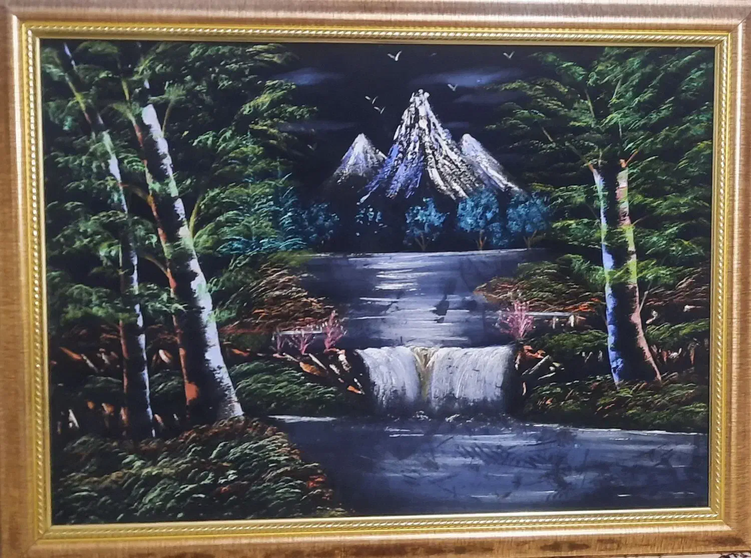 تابلو نقاشی رنگ و روغن بسیار زیبا و دلنواز|تابلو، نقاشی، عکس|قم, پردیسان|دیوار