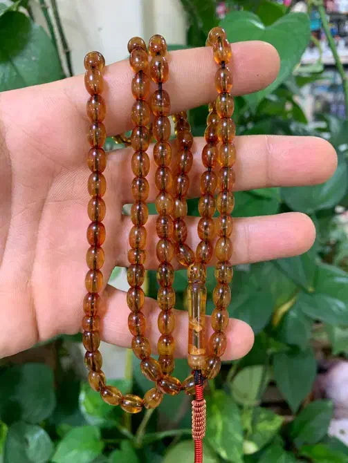 تسبیح کهربا و سندلوس ۱۰۱ عددی|جواهرات|کرمانشاه, |دیوار