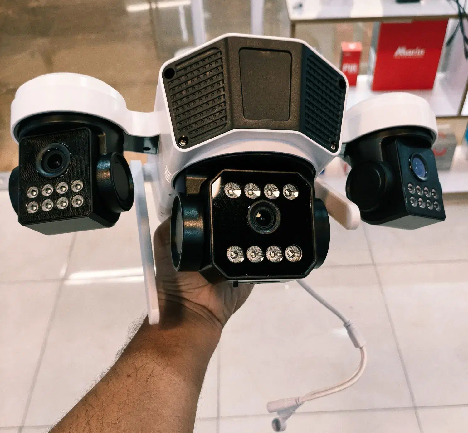 دوربین سه لنز سیم کارتی (پهپادی)|دوربین مداربسته|شیراز, سیاه سنگ|دیوار