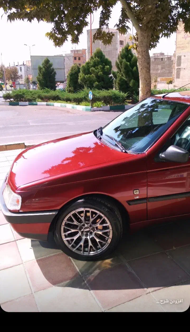 پژو405 آلبالویی باسازی شده 1800cc|خودرو سواری و وانت|قزوین, |دیوار