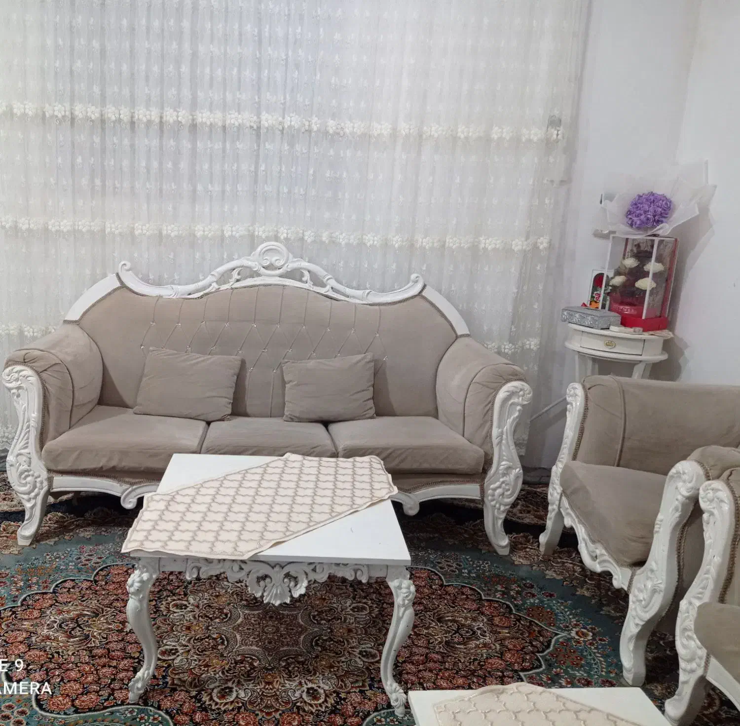 یک دست مبل|مبلمان خانگی و میز عسلی|اسدآباد, |دیوار