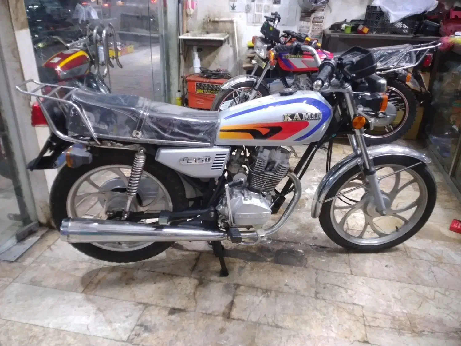 موتور ۱۵۰ استارتی رینگ اسپورت مدل ۹۵ و مدل ۹۰|موتورسیکلت|رشت, یخسازی|دیوار