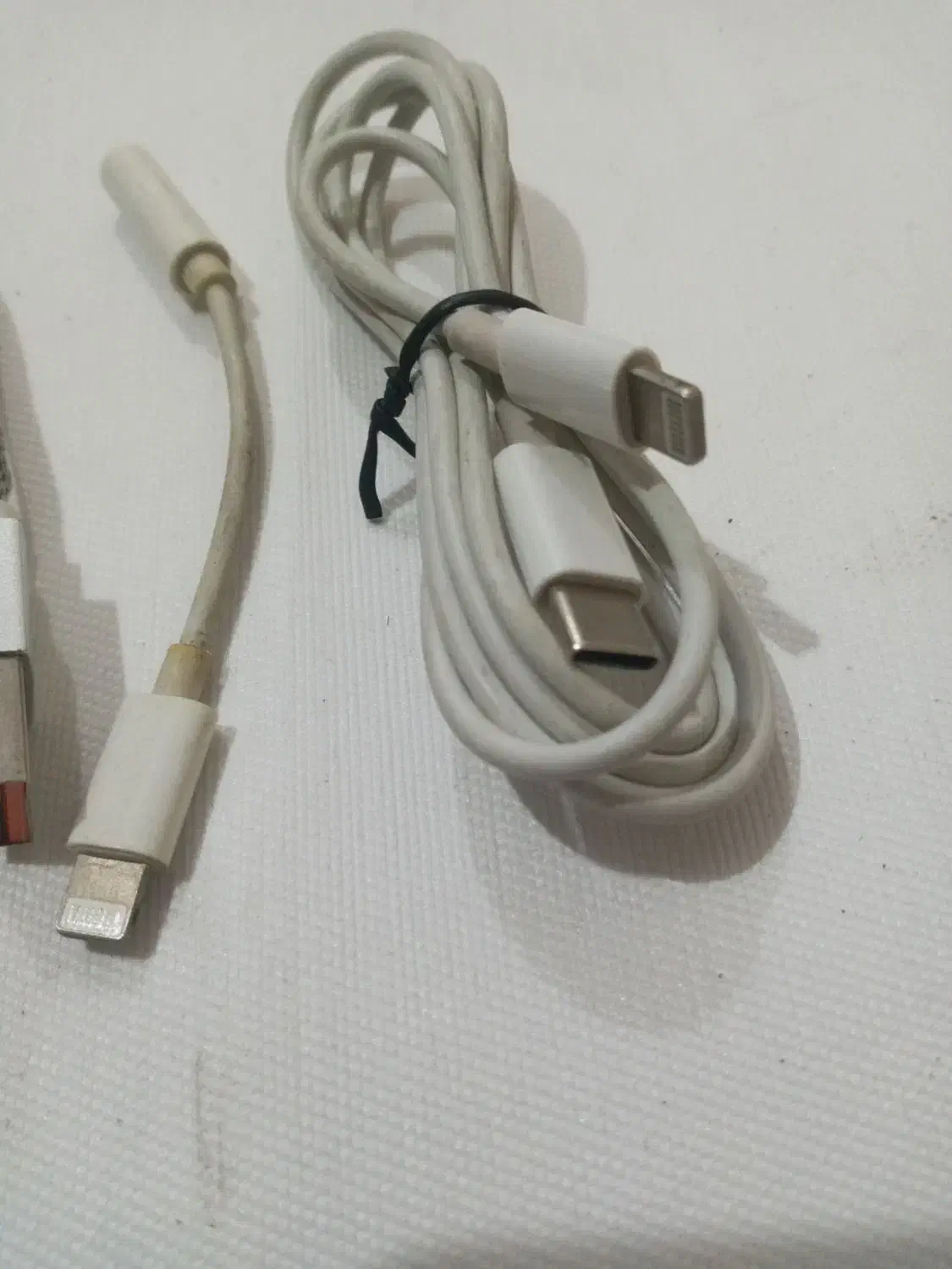 کابل شارژ اپل ۲ عدد به علاوه یک رابط|لوازم جانبی موبایل و تبلت|قدس, شهر‌قدس|دیوار