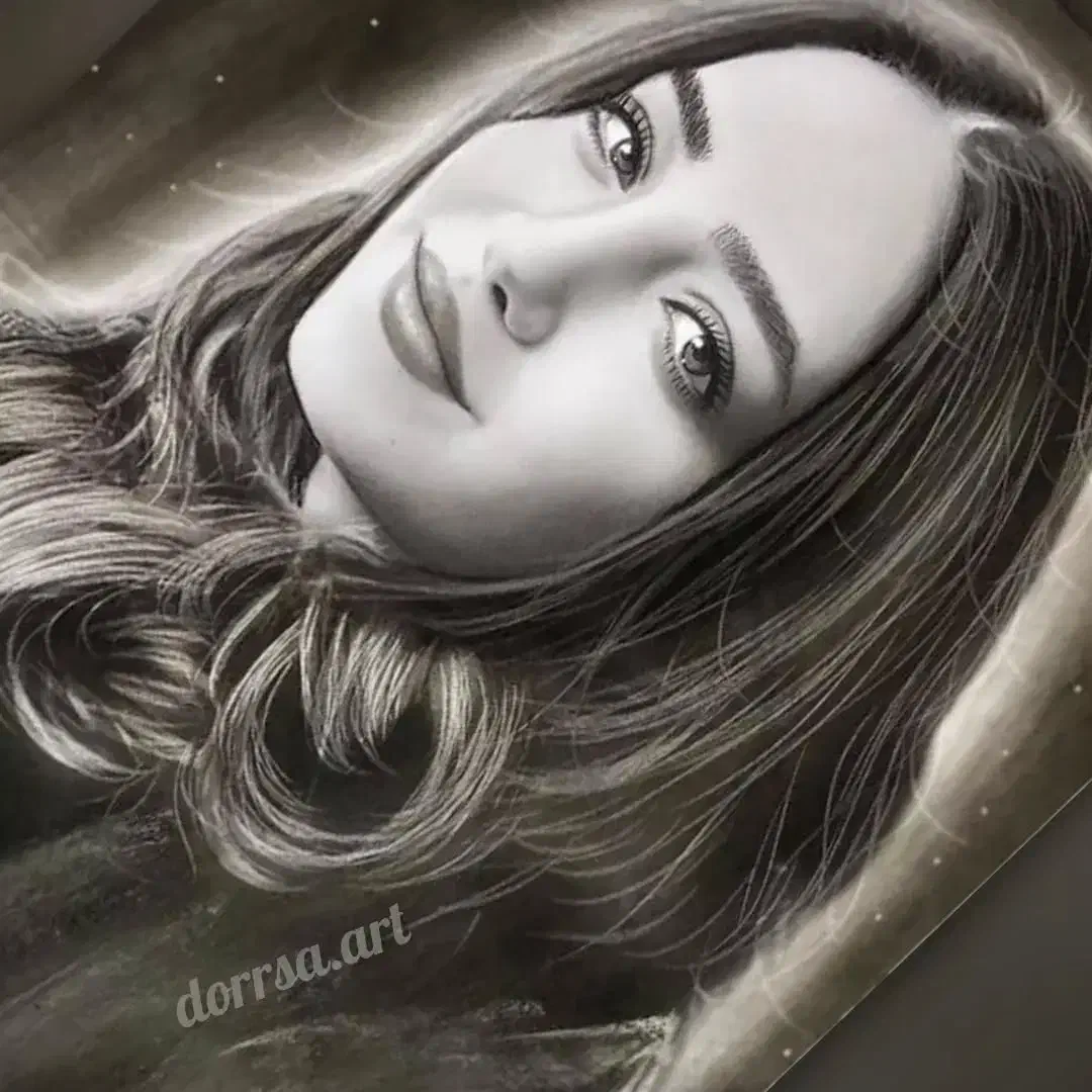 طراحی چهره|تابلو، نقاشی، عکس|ارومیه, |دیوار