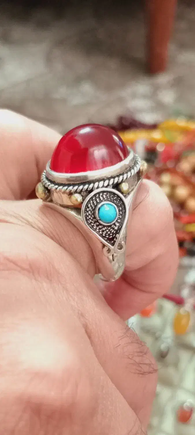 انگشتر کلکسیونی (استادحیدری) تیغ آب دار|جواهرات|ورامین, ورامین|دیوار