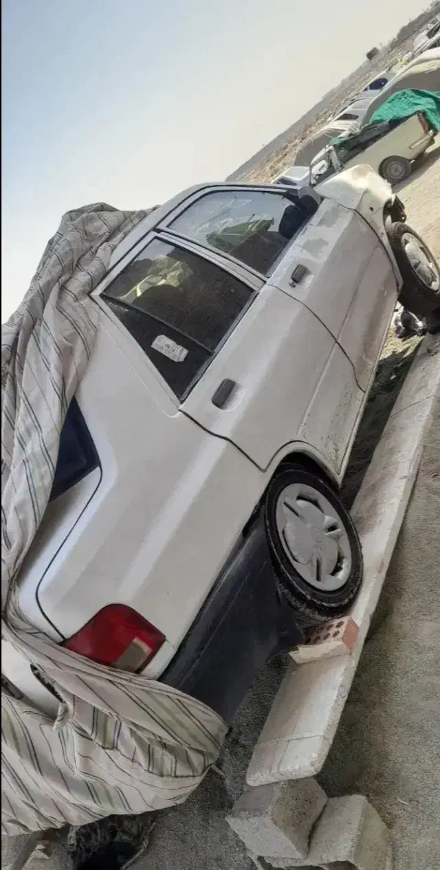 پرایدمدل۹۷ تصادفی سوخته بازدید نسیم شهر|خودرو سواری و وانت|نسیم‌شهر, |دیوار