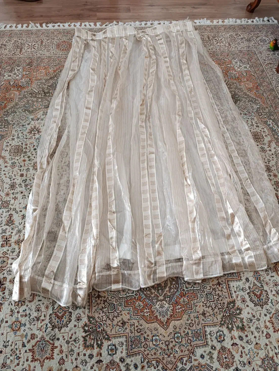 پرده حریر|پرده، رانر، رومیزی|تهران, مینیسیتی (شهرک نفت)|دیوار