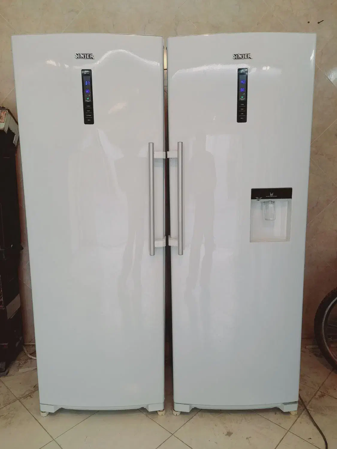 یخچال دوقلو سینجردرحدجهیزیه یخساز اتومات شهری|یخچال و فریزر|خاوران, |دیوار