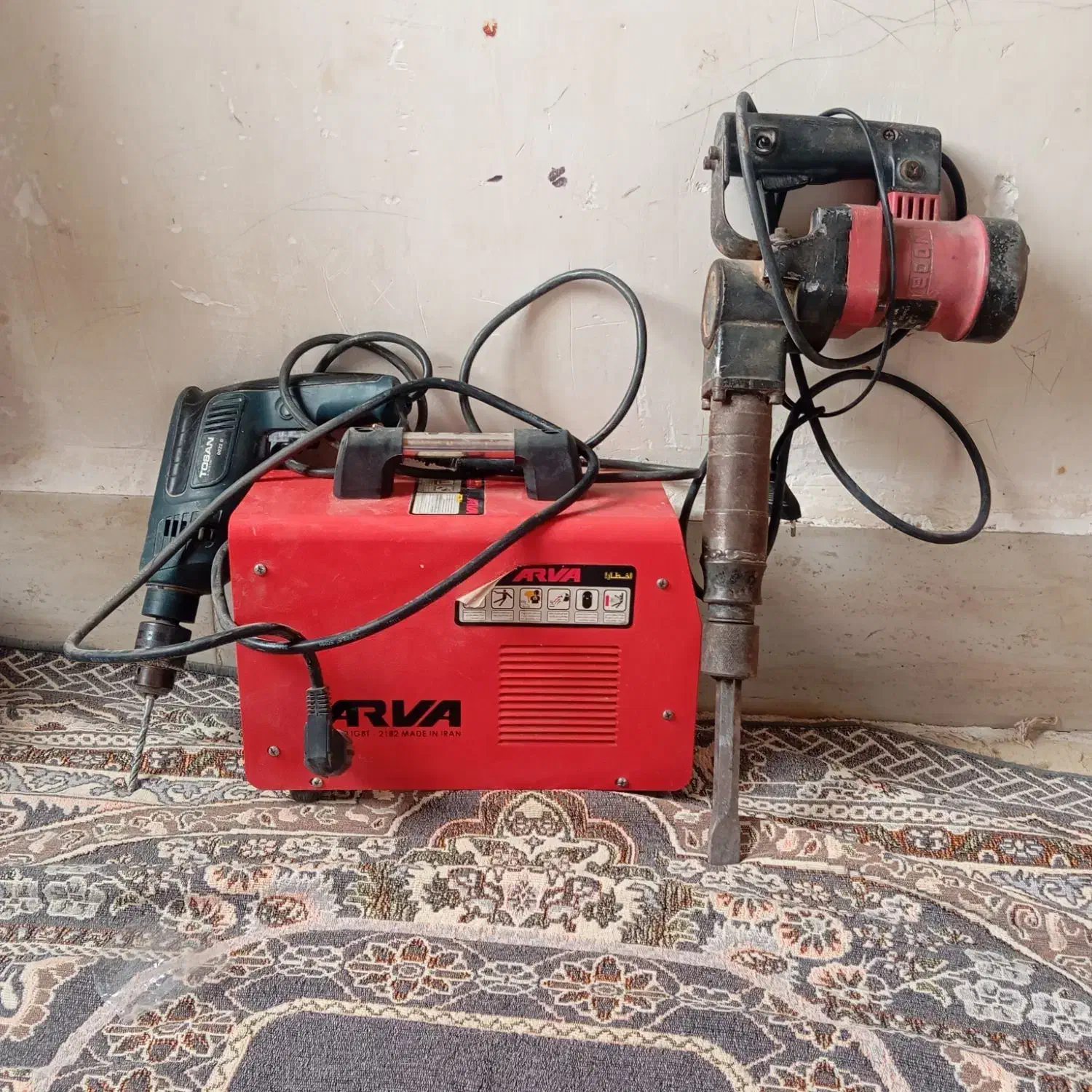 اجاره وسایل بنایی ویبره دستگاه جوش چهارپایه و..|ابزارآلات|زهک, |دیوار