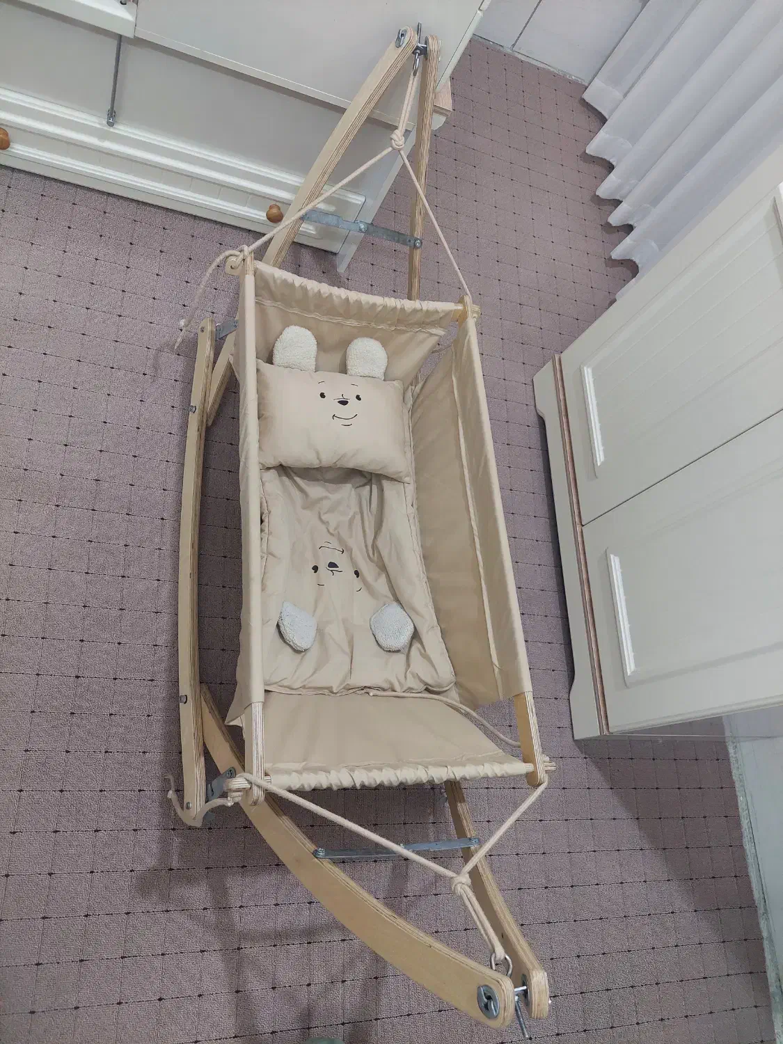 تخت وگهواره نی نی لای لای جمع شو|تخت و صندلی بچه|آمل, |دیوار