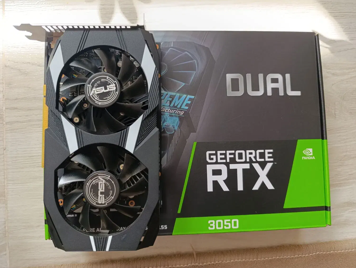 کارت گرافیک ASUS RTX 3050 6G OC Dual|قطعات و لوازم جانبی رایانه|اهر, |دیوار