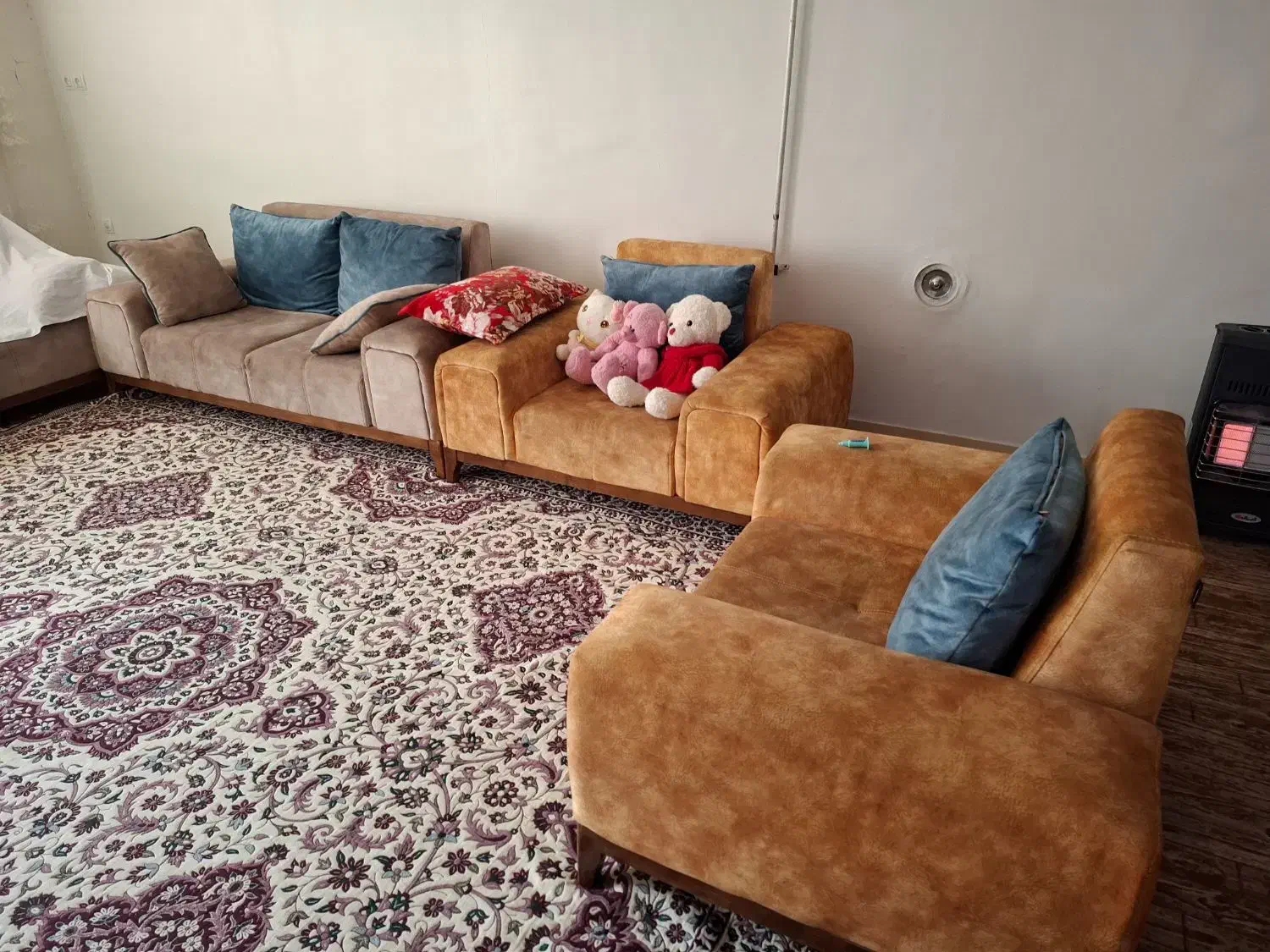 مبل ۷ نفره اسپورت با پارچه ضد لک|مبلمان خانگی و میز عسلی|اهواز, کوی ملی راه|دیوار